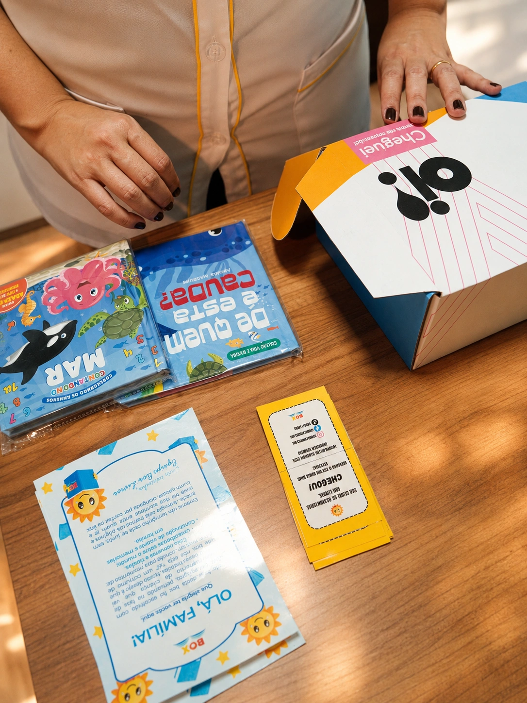 Livros infantis organizados para diferentes idades